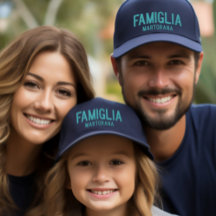 Famiglia (Família) personalizada boné bordado