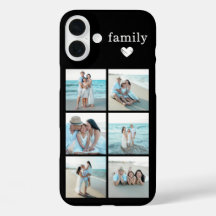 Família 6 Foto Preto