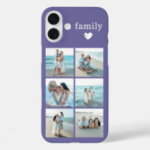 Família 6 Foto Roxo