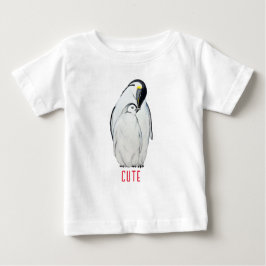 Família bonita de pinguins imperadores T-Shirt