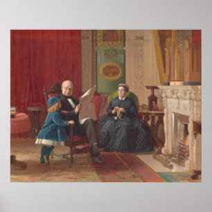 Família Brown - Eastman Johnson Fine Art Poster