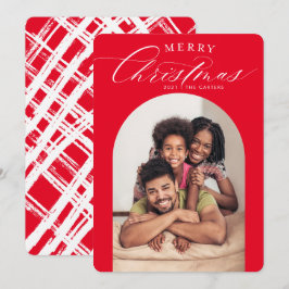 FAMÍLIA CARTÃO COM FOTOS de natal alegre quadro RE