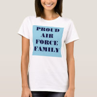 Família da Força Aérea Orgulhosa de Camisa T