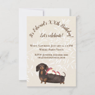 Família Dachshund e Birds