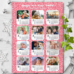 Família de Calendários 2026 Foto 12 Foto Moderna C