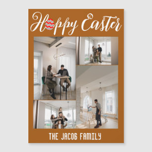 Família de felzs pascoa, páscoa quatro colagem de 