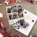 Família de Fotos Tartan Modern Elegant Collage 10<br><div class="desc">Tartan Modern Elegant Collage 10 Fotos - Cartão de Natal Da Família. Se quiser coordenar a parte de trás, sugiro que use os seguintes códigos de cor: Rosa Dourado C3999B - Prata #B3B3B3. AVISO IMPORTANTE: Esta design faz parte de uma coleção e tem outros elementos coordenados que podem encontrar na...</div>