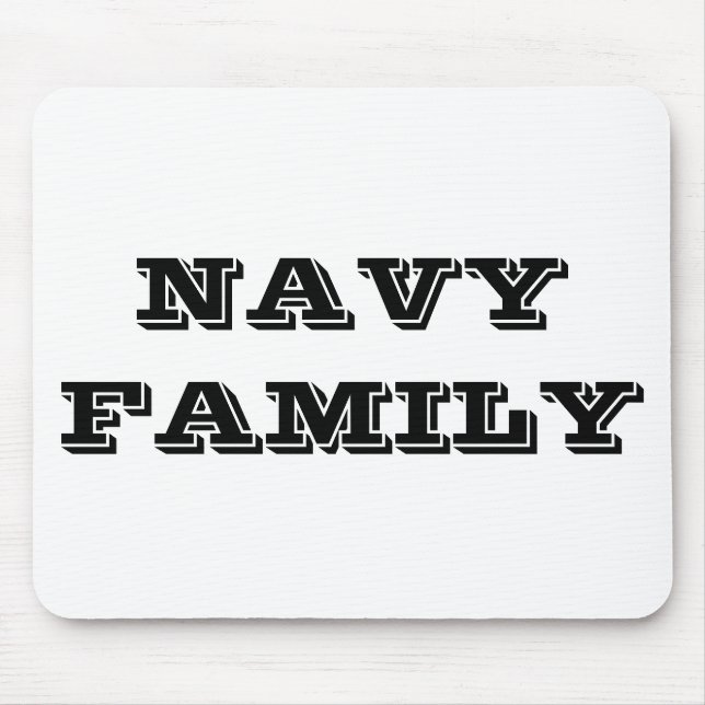 Família de Marinhos Mousepad (Frente)