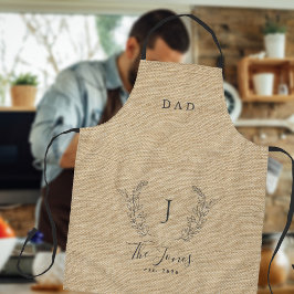 Família de nomes monogramas personalizada e elegan