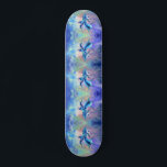 Família de skate de Casais de golfinhos<br><div class="desc">Pintura MIGNED do Casal de golfinho</div>