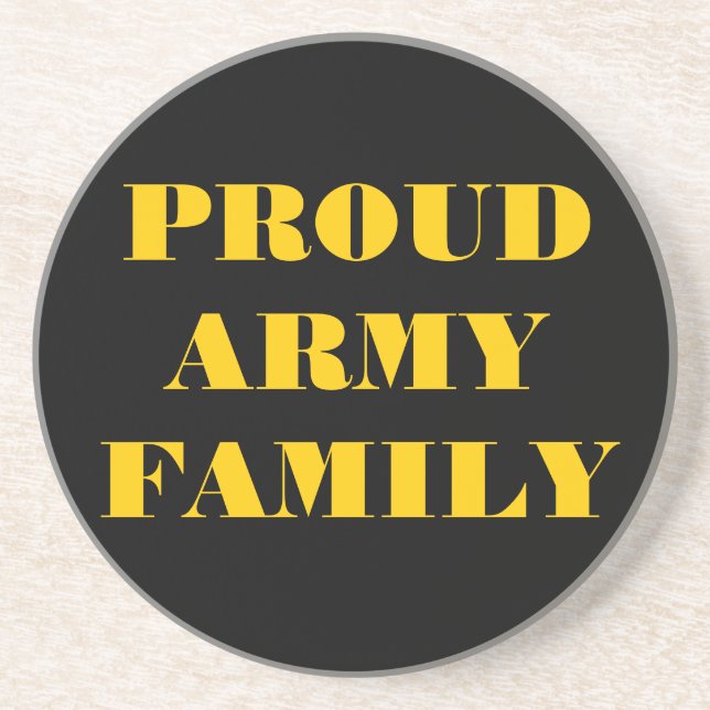 Família do Exército de porta copos Orgulho (Frente)