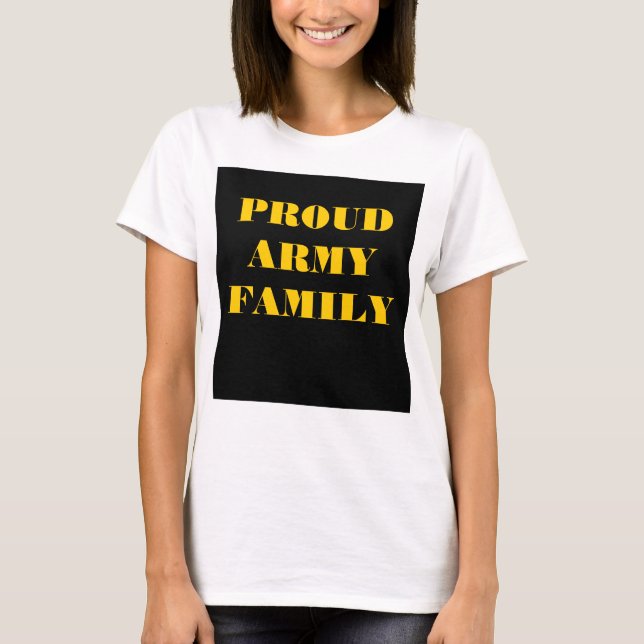 Família do Exército Orgânico da Camisa T (Frente)