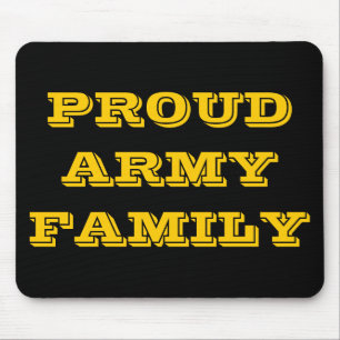 Família do Exército Orgulhoso de Mousepad