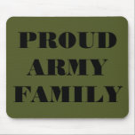 Família do Exército Orgulhoso de Mousepad<br><div class="desc">Família do Exército Orgulhoso de Mousepad</div>