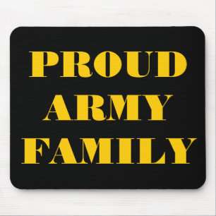 Família do Exército Orgulhoso de Mousepad