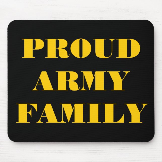 Família do Exército Orgulhoso de Mousepad (Frente)