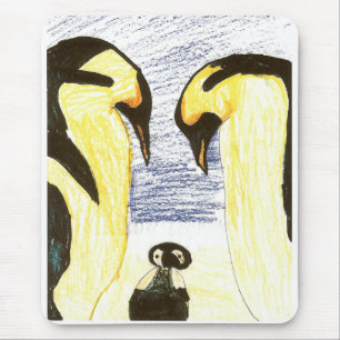 Família do pinguim que tira Mousepad