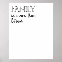 Família é mais que Poster de sangue