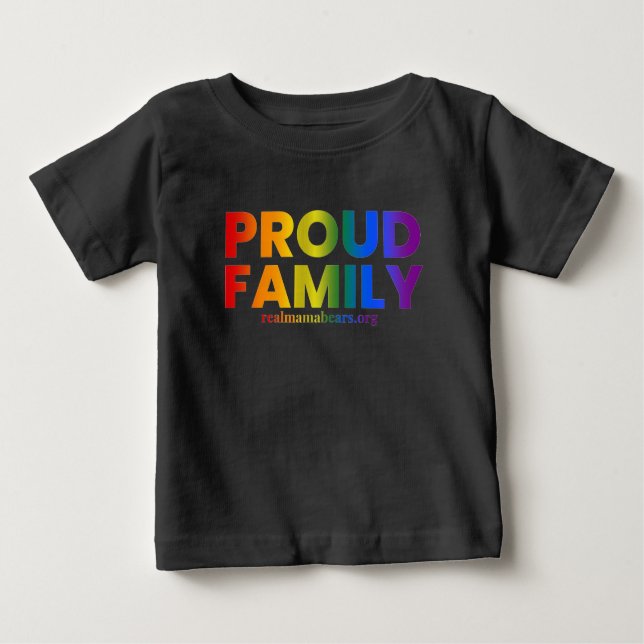 Família Orgulhosa Toddler T-Shirt (Frente)