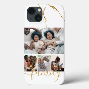 Família Personalizada de Colagem de Fotos e Texto