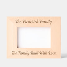 Família Personalizada Feita Com Amor: Quadro De Im