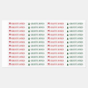 Família Personalizável de Etiquetas Dotada Avó Mãe