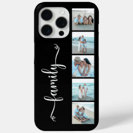 Família Script Foto Preta