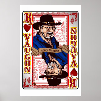 Família Vaughn Reunion Jerry Vaughn Card impressão