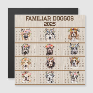 Familiar Doggos #2 2025 Cartão Magnético