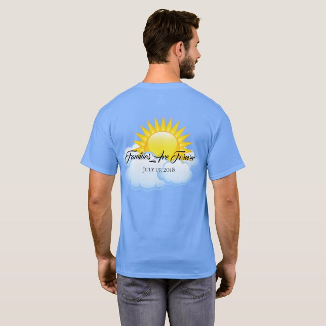 Famílias de T-Shirt masculinas são para sempre (Parte Traseira Completa)