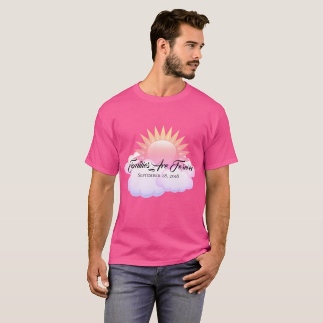 Famílias de T-Shirt masculinas são para sempre (Frente Completa)