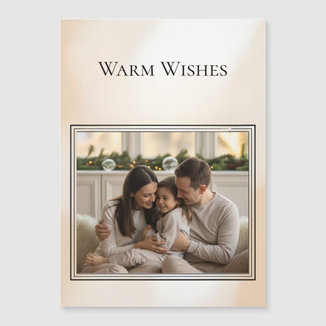 Family Photo Christmas Card (Frente)