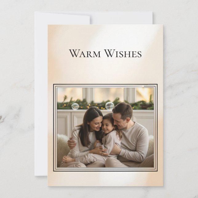 Family Photo Christmas Card (Frente)