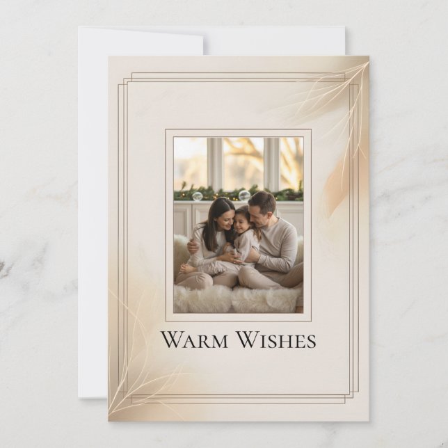Family Photo Christmas Card (Frente)