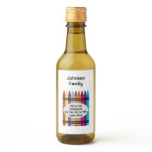 Family Reunion Mini Wine Bottle Labels