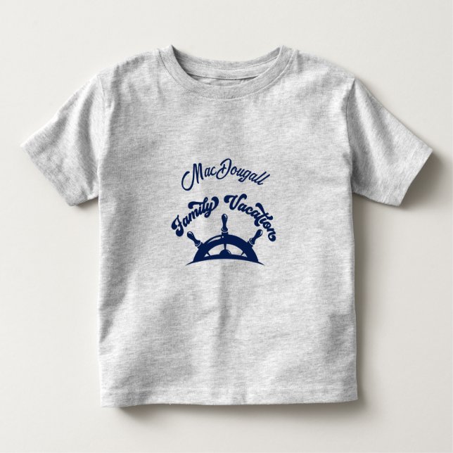 Family Vacation Matching Cruise T-Shirt (Frente)