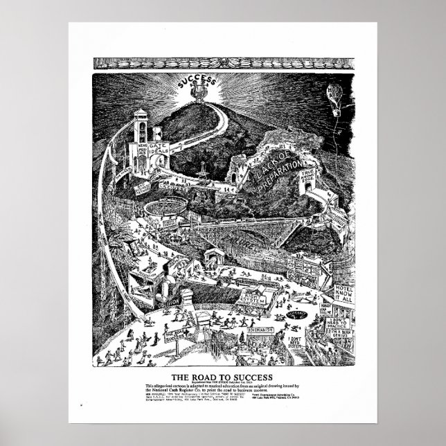 Famosa ESTRADA PARA SUCEDER A celebração de Poster (Frente)