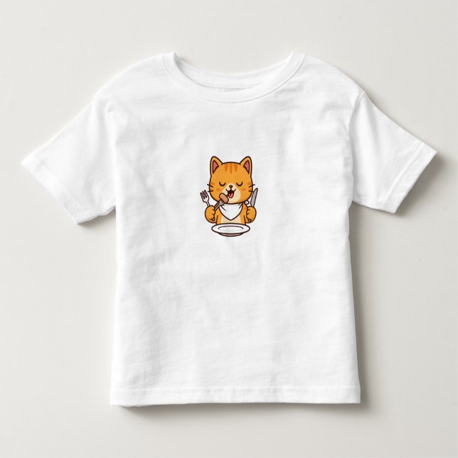 Fancy Cat Dining - T-Shirt (Frente)