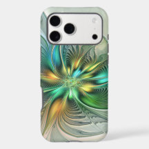 Fantasia Abstrata Moderna Colorida Floral Fractal