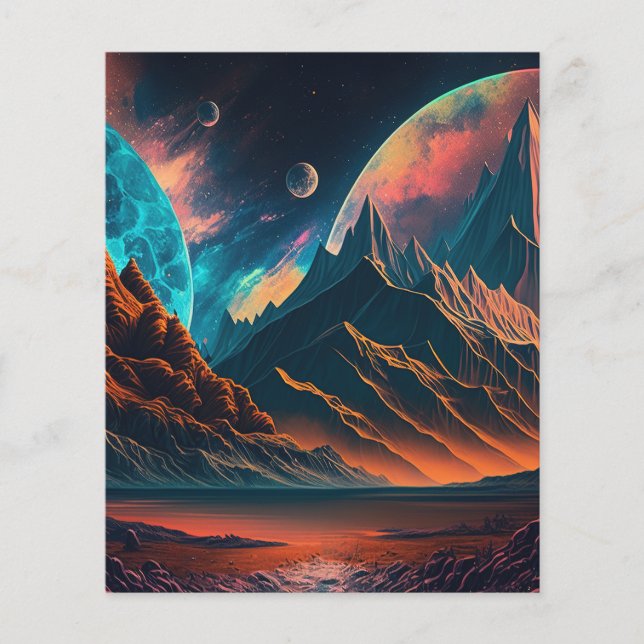 fantasia alienígena planeta (Frente)