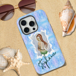 Fantasia Boho Personalizada Sereia Azul Turquesa
