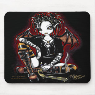 Fantasia escura Mousepad do incenso do país das