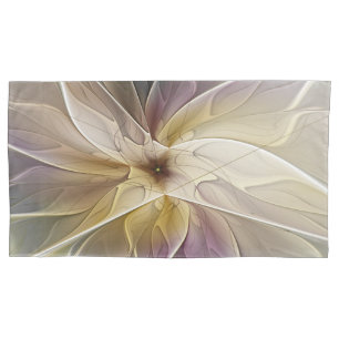 Fantasia Floral, Dourada, Abstrato de Gato, Arte F