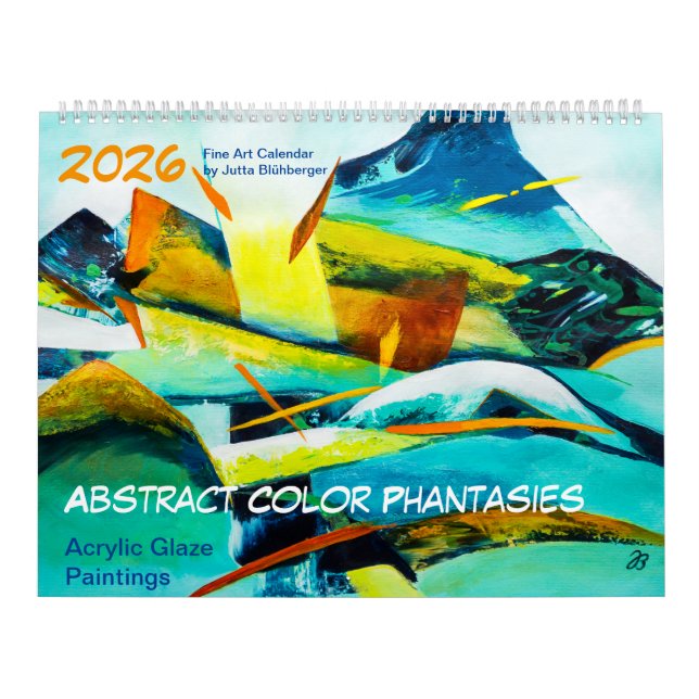 Fantasias de cor de abstrato - Calendário de arte  (Capa)