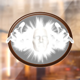 Fantasma 3D Saindo do Halloween Espelhado