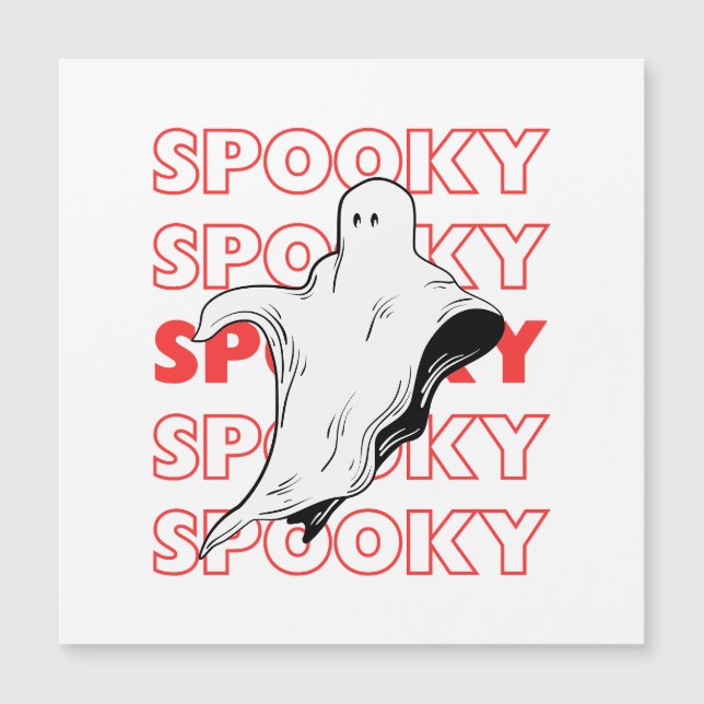 Fantasma Assustador de Halloween (Frente)