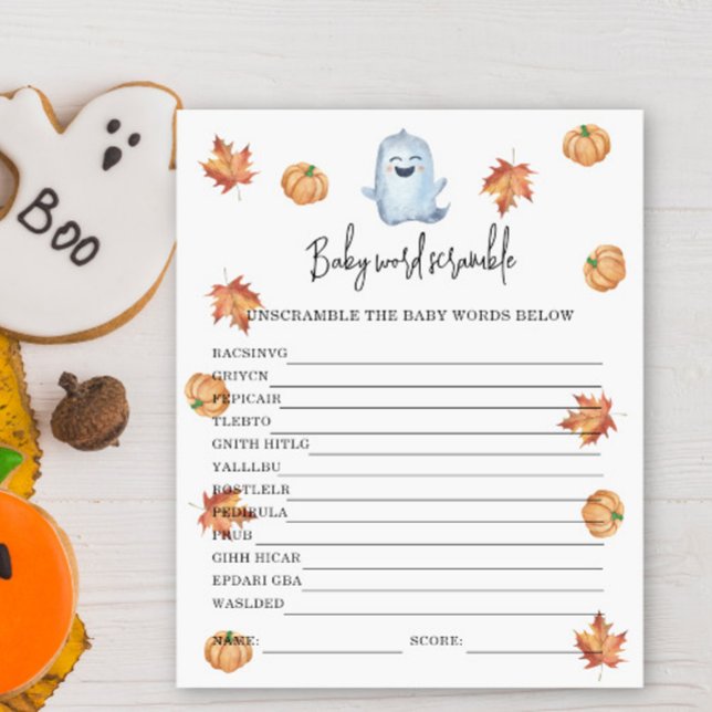 Fantasma Bonito - Bolsa de Palavras Bebês (Criador carregado)