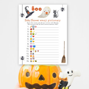 Fantasma bonito - chá de fraldas de jogos Emoji