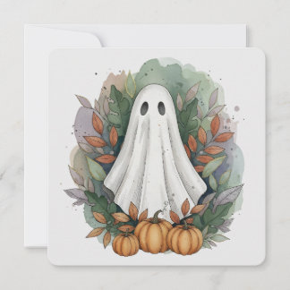 Fantasma com Bombeiros e Folhas de outono
