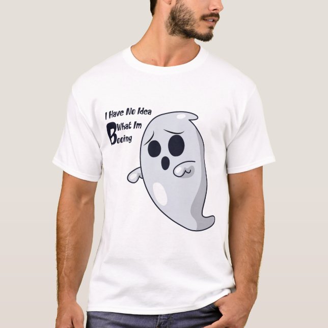 Fantasma Da Camiseta Clássica De Desaprovação (Frente)